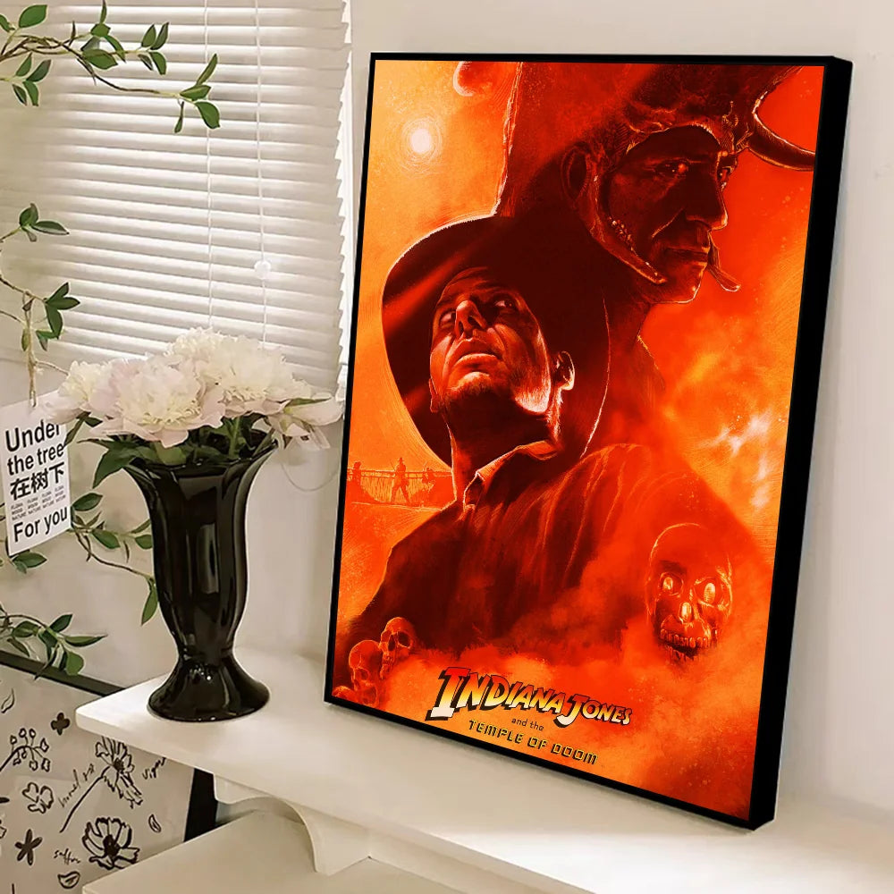 Classic Retro Movie Indiana Jones Classic Movie Posters HD Quality Poster Wall Art Painting Study Nordic Home Decor