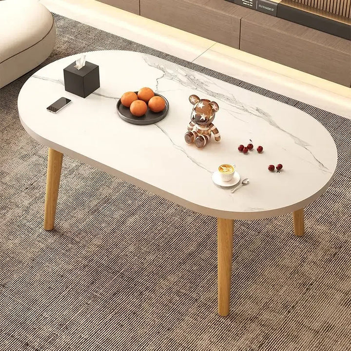 Living Room Small Coffee Table, Mini Simple Style, Marble Table