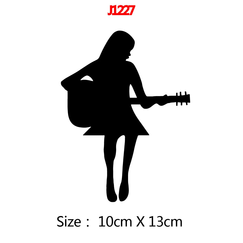 1 pc diy Cartoon music band or sports switch decor Decals Home Decor For bedroom Decoration Waterproof Wall Art Decal