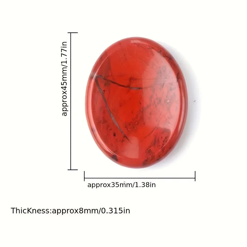 Worry Stone Amethyst Rose Quartz Hand Carved Thumbstone Pocket Meditation Oval Crystal Natural Vitality Relaxation Palm Stone