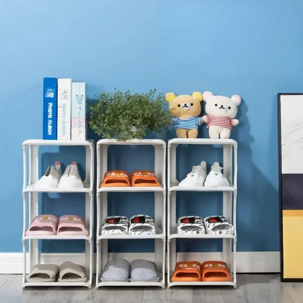 Shoe Rack Simple Multilayer Standing Storage Shoes Rack Household Economical Shoe Organizer Dormitory Removable Storage Shelves