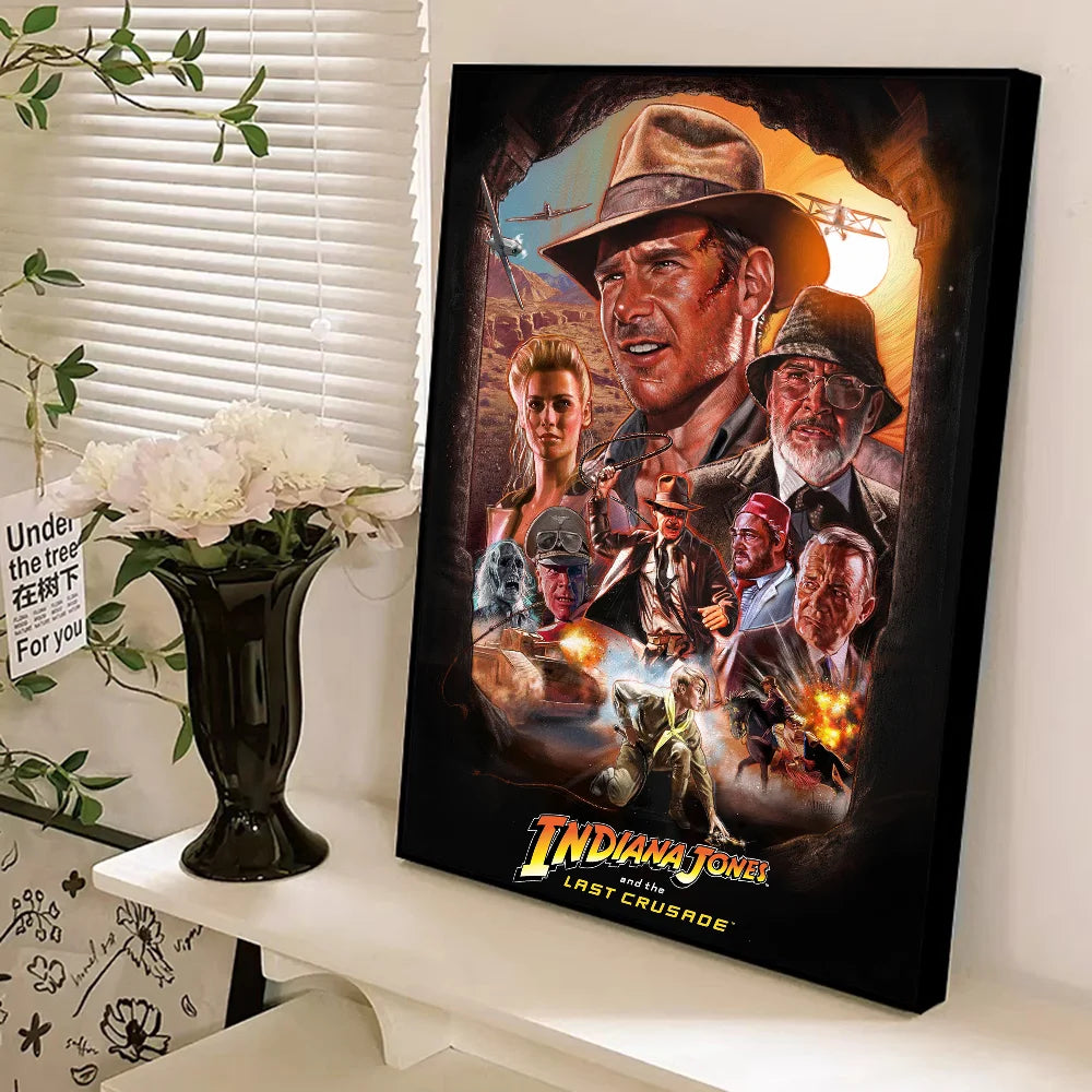 Classic Retro Movie Indiana Jones Classic Movie Posters HD Quality Poster Wall Art Painting Study Nordic Home Decor