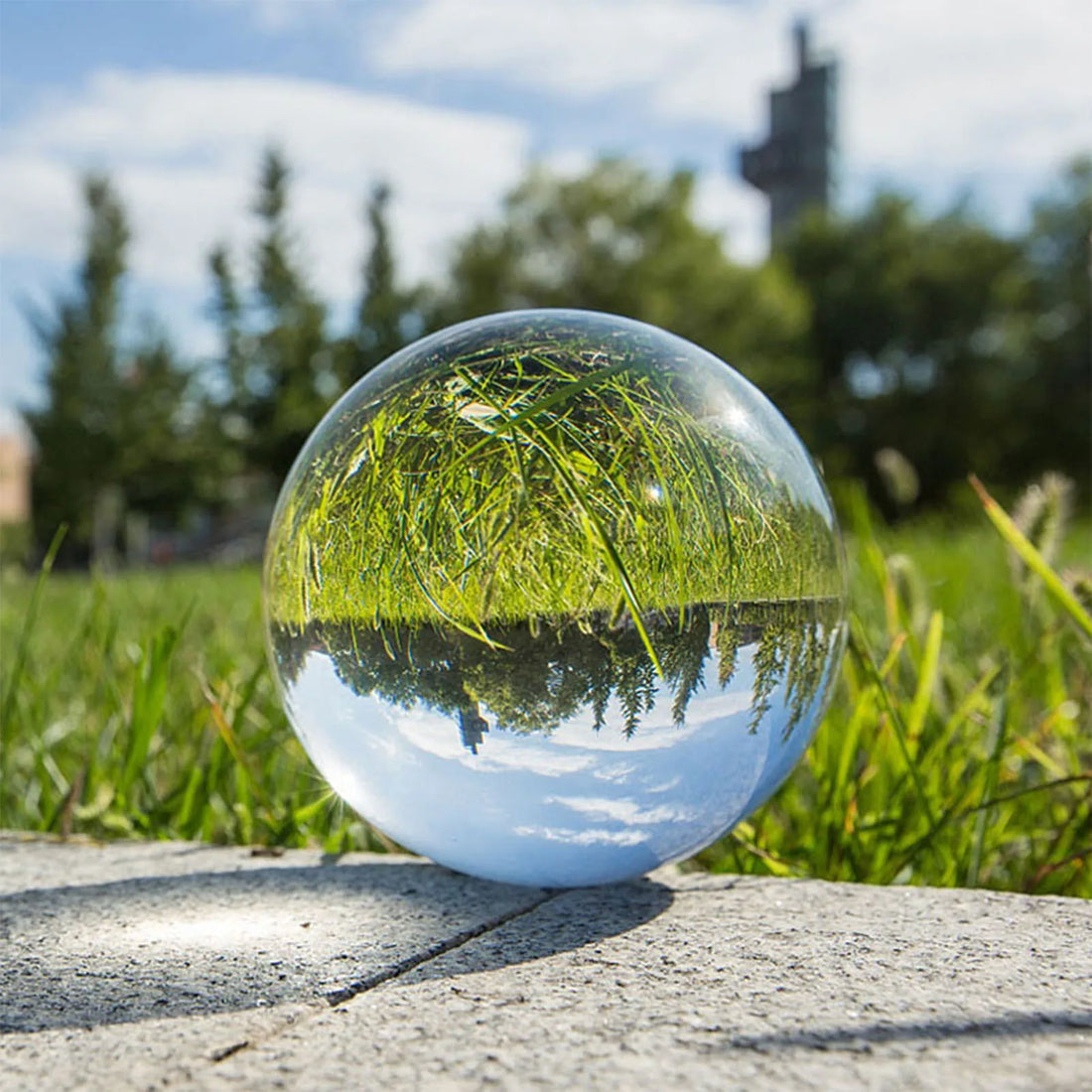 30/40/50mm Creative Crystal Ball Quartz Glass Transparent Ball Spheres Glass Ball Photography Balls Crystal Decor