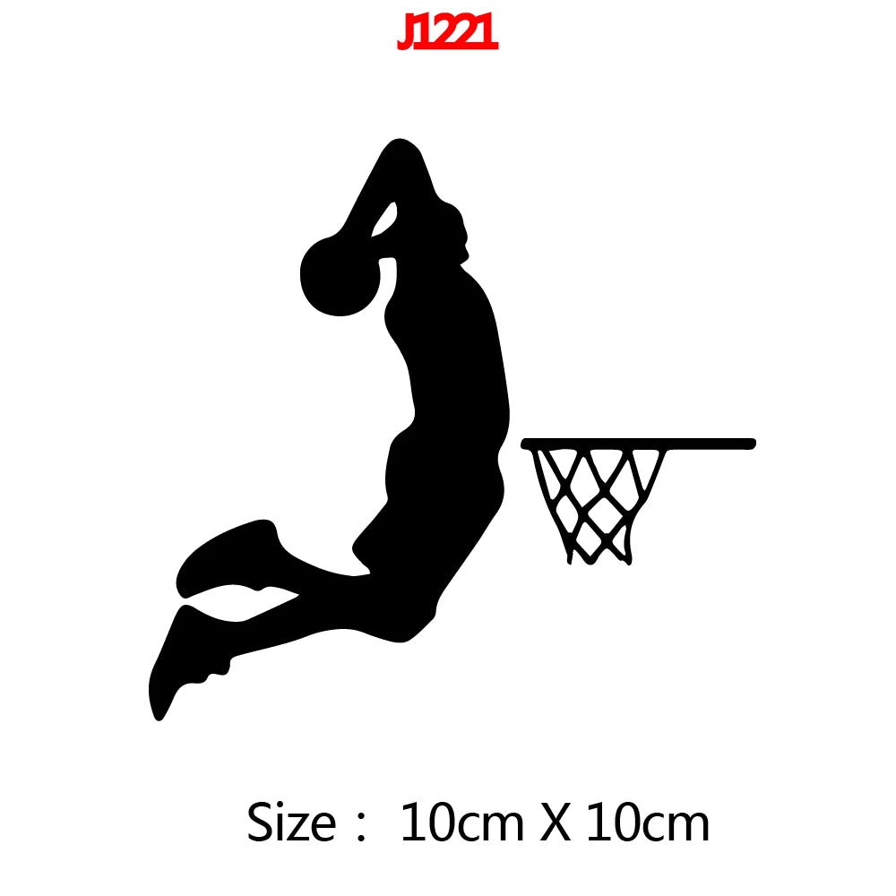 1 pc diy Cartoon music band or sports switch decor Decals Home Decor For bedroom Decoration Waterproof Wall Art Decal