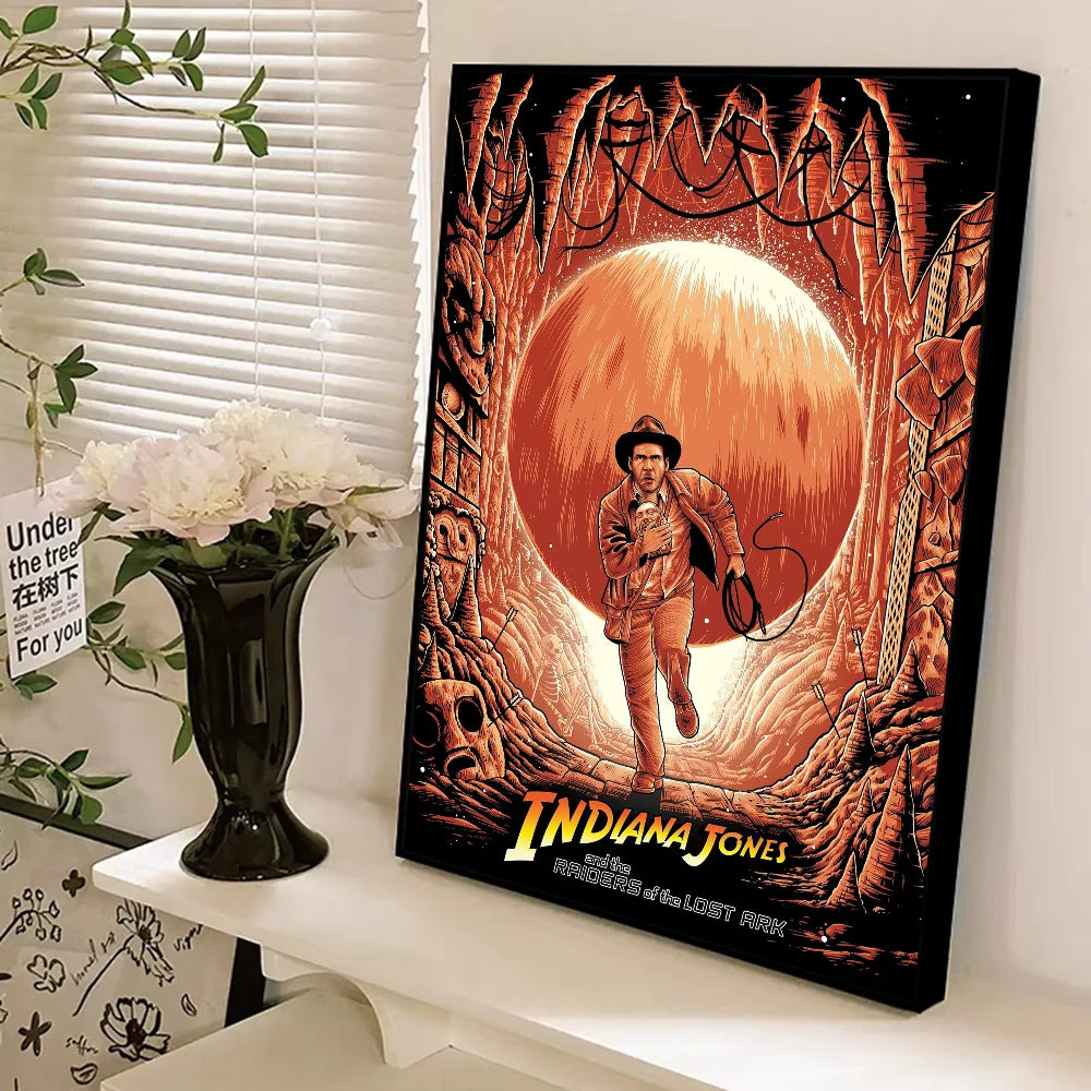 Classic Retro Movie Indiana Jones Classic Movie Posters HD Quality Poster Wall Art Painting Study Nordic Home Decor
