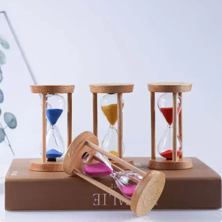 Beech Wooden Sand Clock 3 Minutes Hourglass Sandglass Kids Children Gift Toothbrush TimerHome Suppliers Interior Accessories