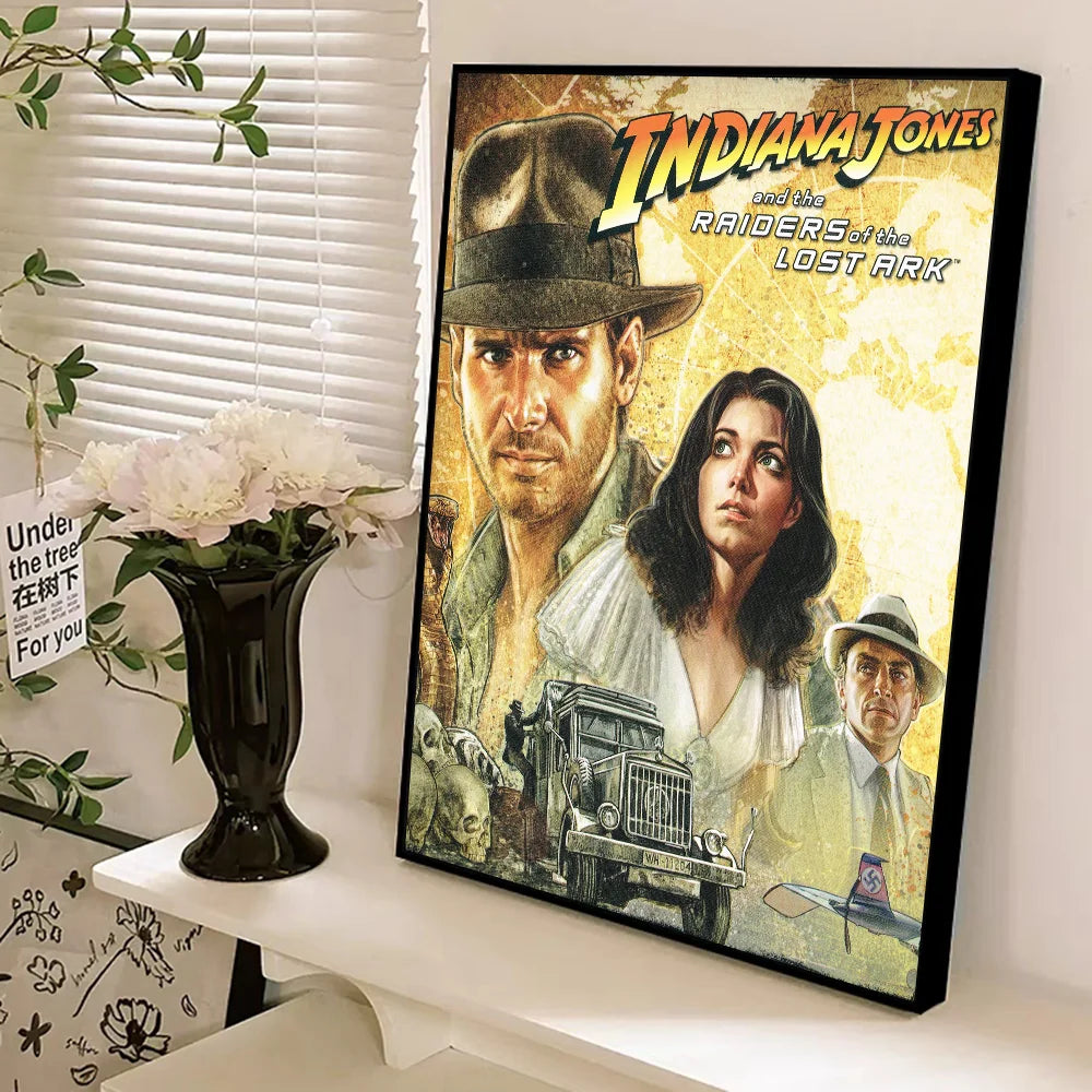 Classic Retro Movie Indiana Jones Classic Movie Posters HD Quality Poster Wall Art Painting Study Nordic Home Decor