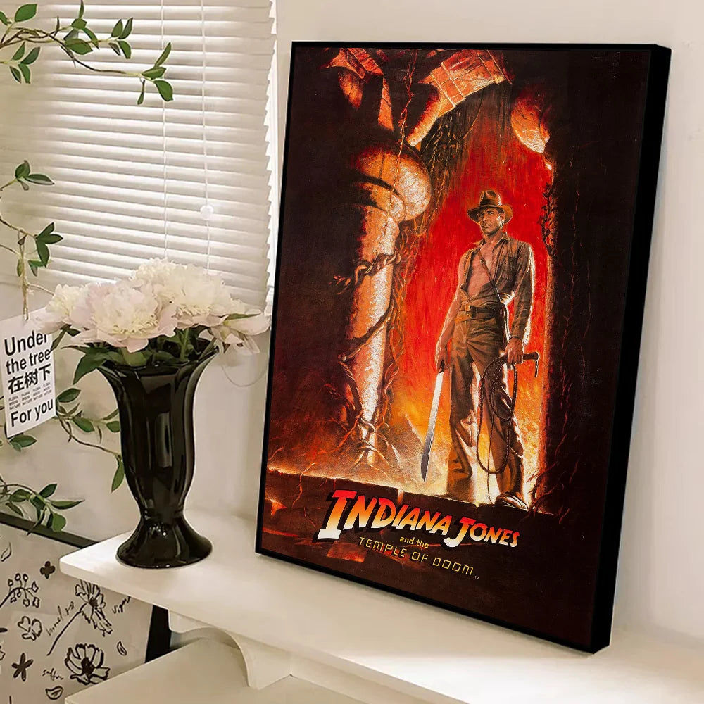 Classic Retro Movie Indiana Jones Classic Movie Posters HD Quality Poster Wall Art Painting Study Nordic Home Decor