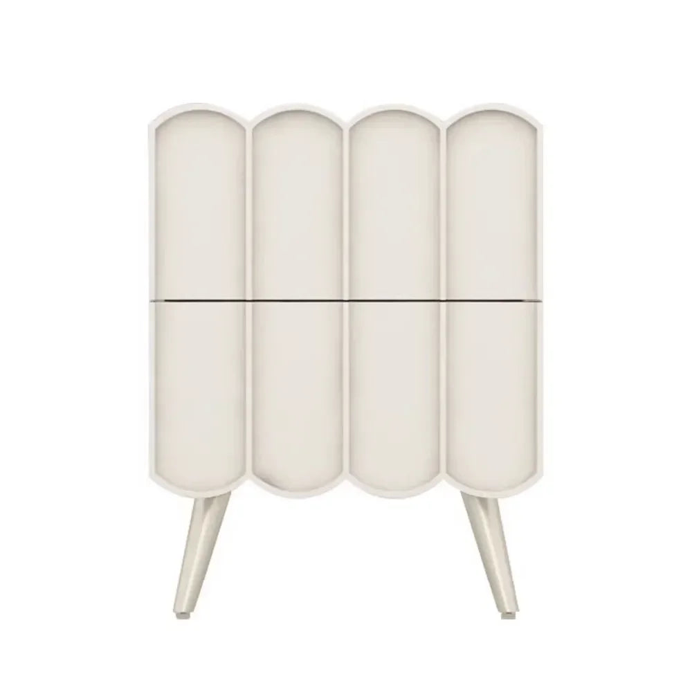 Drawers Minimalist Bedside Table White Nordic Narrow Center Design Bedside Table Pretty European Szafka Nocna Indoor Furniture