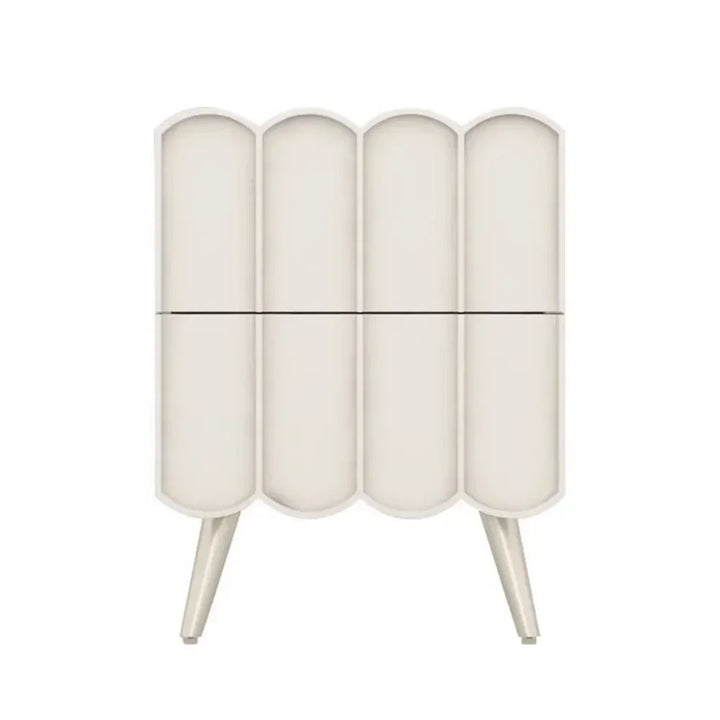 Drawers Minimalist Bedside Table White Nordic Narrow Center Design Bedside Table Pretty European Szafka Nocna Indoor Furniture
