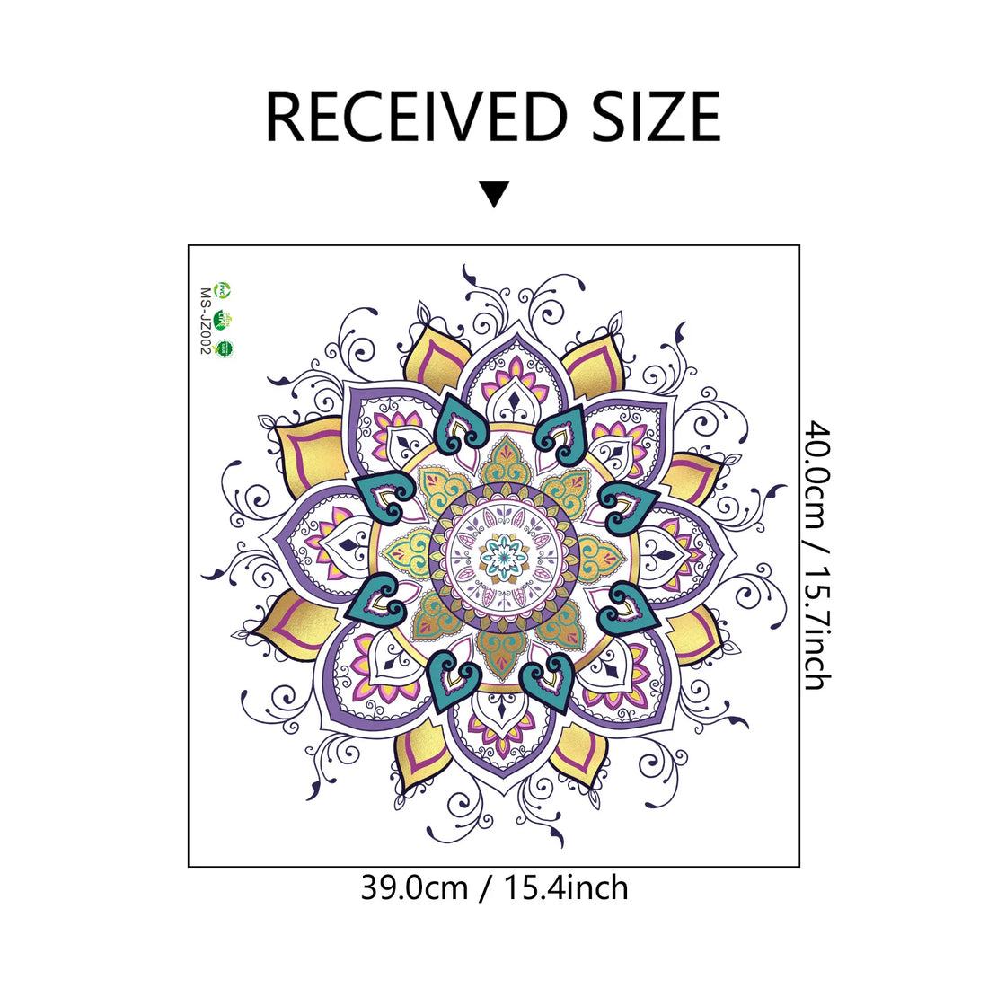 Bohemian Wall Decal Mandala Headboard Decals Bedroom Yoga Studio Meditation Room Home Decor Window Art Vinyl Stickers