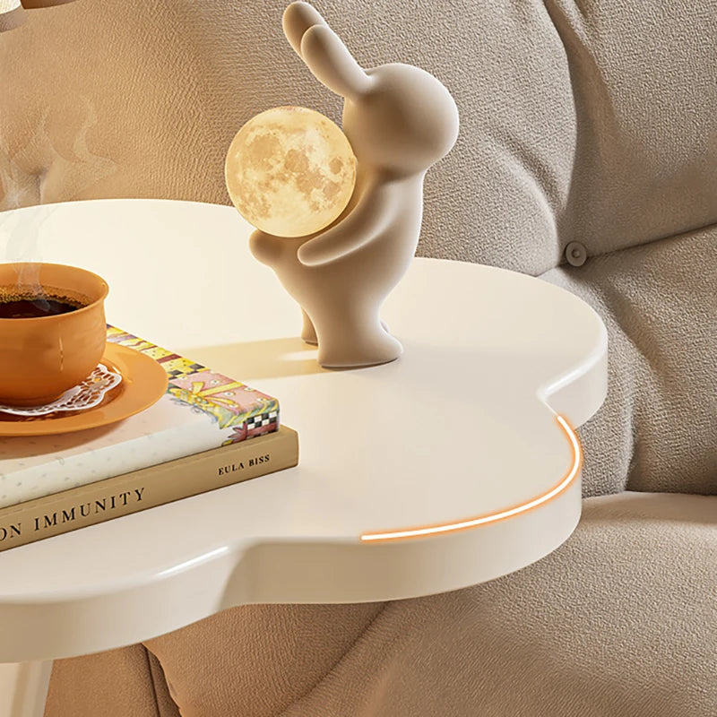 Elegant Sofa Side Table Modern Luxury Italian Simple Coffee Table Design Aesthetic Tavolino Da Salotto Living Room Furniture