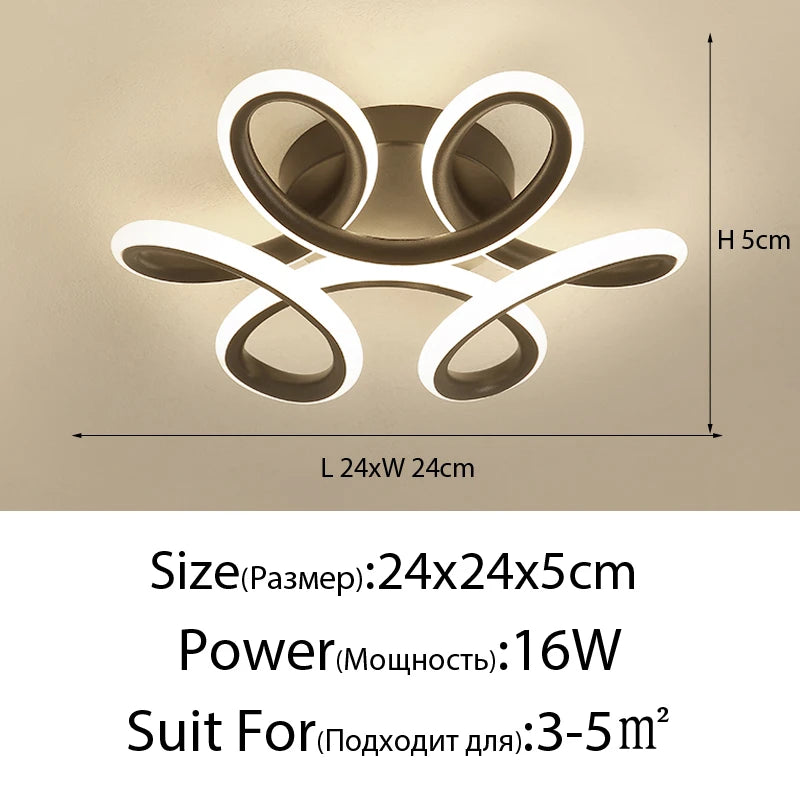 Modern LED Chandelier Lighting For Living Room Bedroom New Lamp Gold Frame Aluminum Dropshipping Indoor Fixture Light Lustres