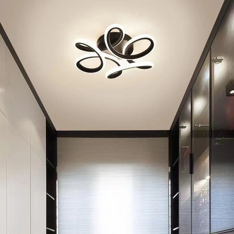 Modern LED Chandelier Lighting For Living Room Bedroom New Lamp Gold Frame Aluminum Dropshipping Indoor Fixture Light Lustres