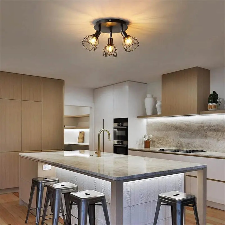 Bedroom ceiling light, study, minimalist American industrial style living room, foyer, hallway, entrance corridor ceiling light