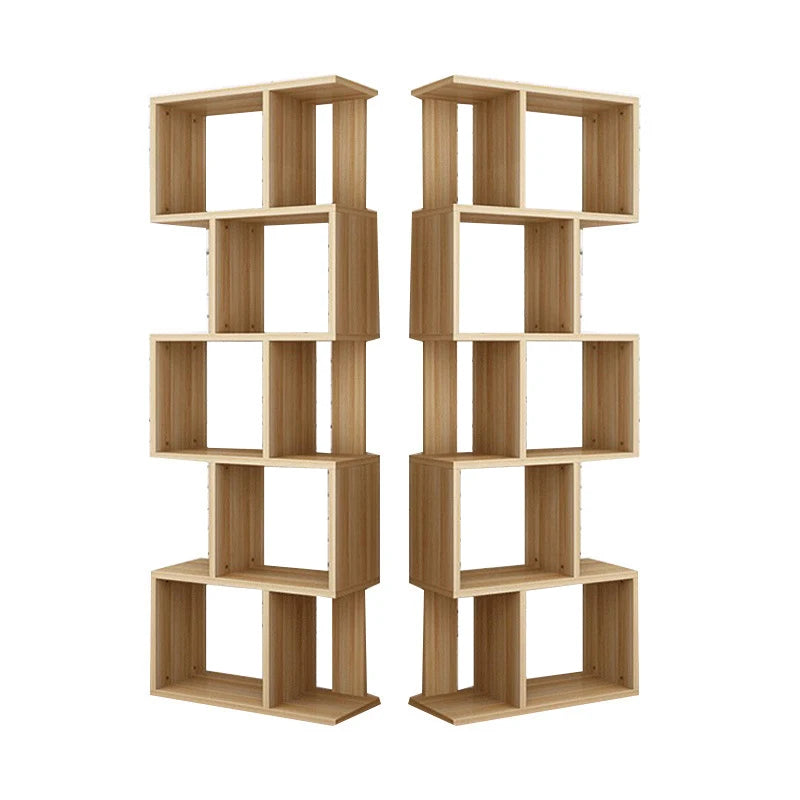 Library Bookcase Wall Mounted Bookshelf Book Case Wooden Cabinet Bookcase