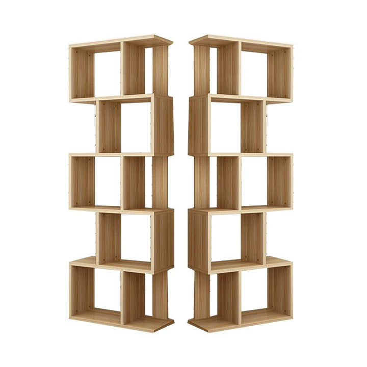 Library Bookcase Wall Mounted Bookshelf Book Case Wooden Cabinet Bookcase