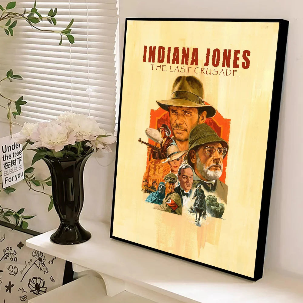 Classic Retro Movie Indiana Jones Classic Movie Posters HD Quality Poster Wall Art Painting Study Nordic Home Decor