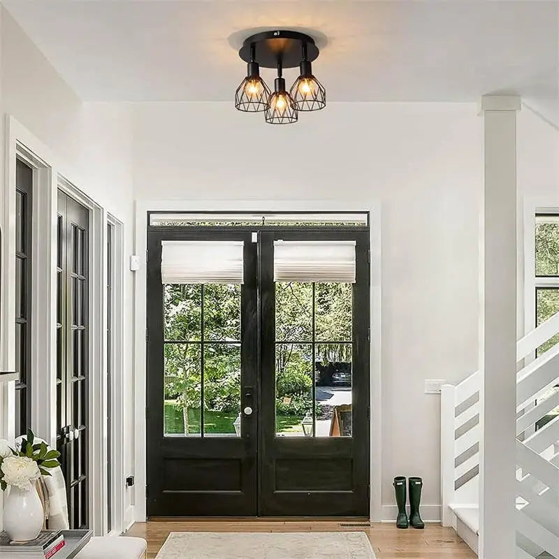 Bedroom ceiling light, study, minimalist American industrial style living room, foyer, hallway, entrance corridor ceiling light