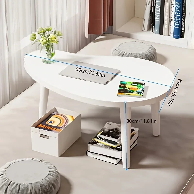 1pc Table, Small Coffee Table, Small Low Table, Bedroom Windowsill Lazy Table, Study Tea Table, Bed Small Table