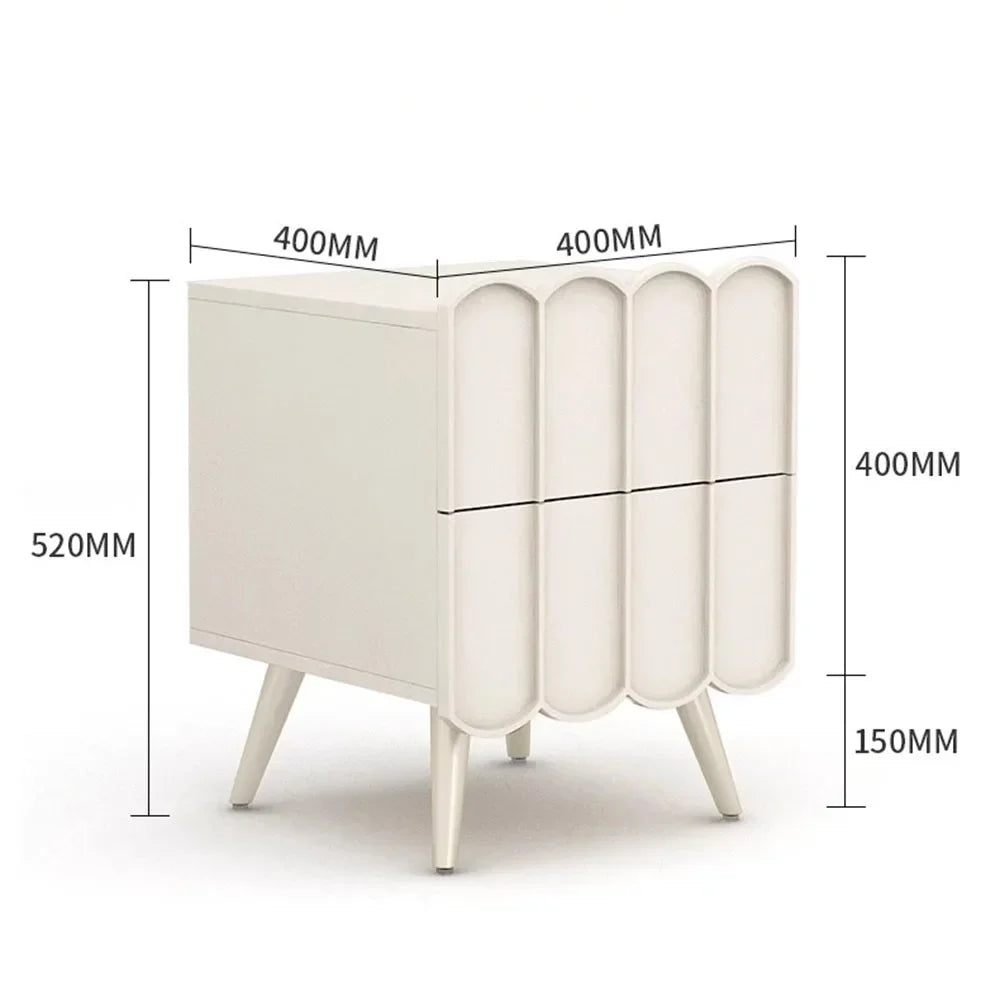 Drawers Minimalist Bedside Table White Nordic Narrow Center Design Bedside Table Pretty European Szafka Nocna Indoor Furniture