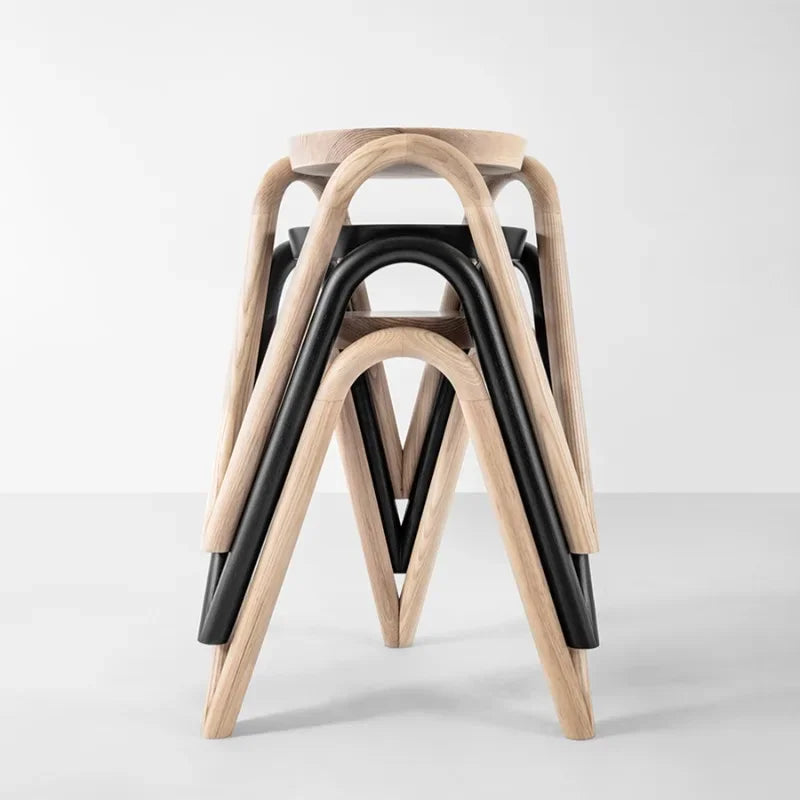 Household Kitchen Stool Small Space Camping Creative Apartment Side Table Round Ergonomic Meubles De Chambre Outdoor Furniture