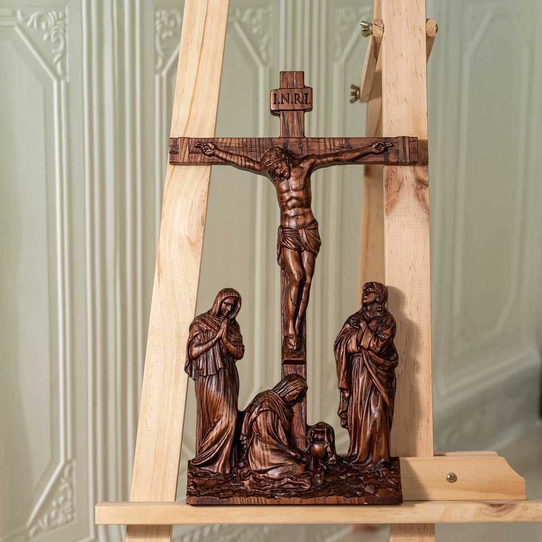 Catholic Jesus crucifixion scene ornaments, Jesus, Jesus, for home decoration, church, religious statues