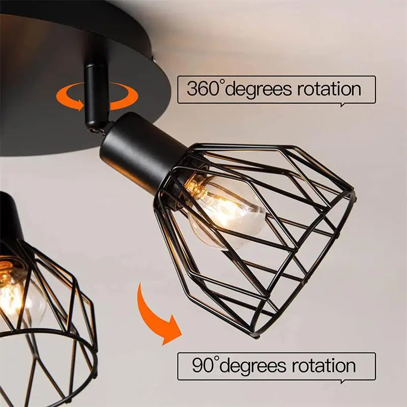 Bedroom ceiling light, study, minimalist American industrial style living room, foyer, hallway, entrance corridor ceiling light