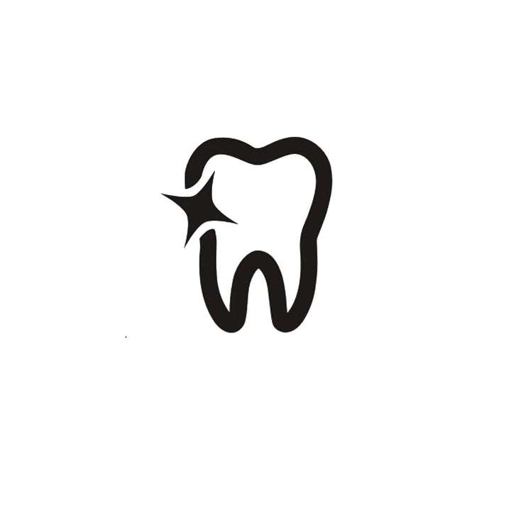 Dental Clinic Wall Decal Bathroom Poster Vinyl Wall Decals Decor Mural Tooth Brushing Shiny Teeth Dentistry Sticker