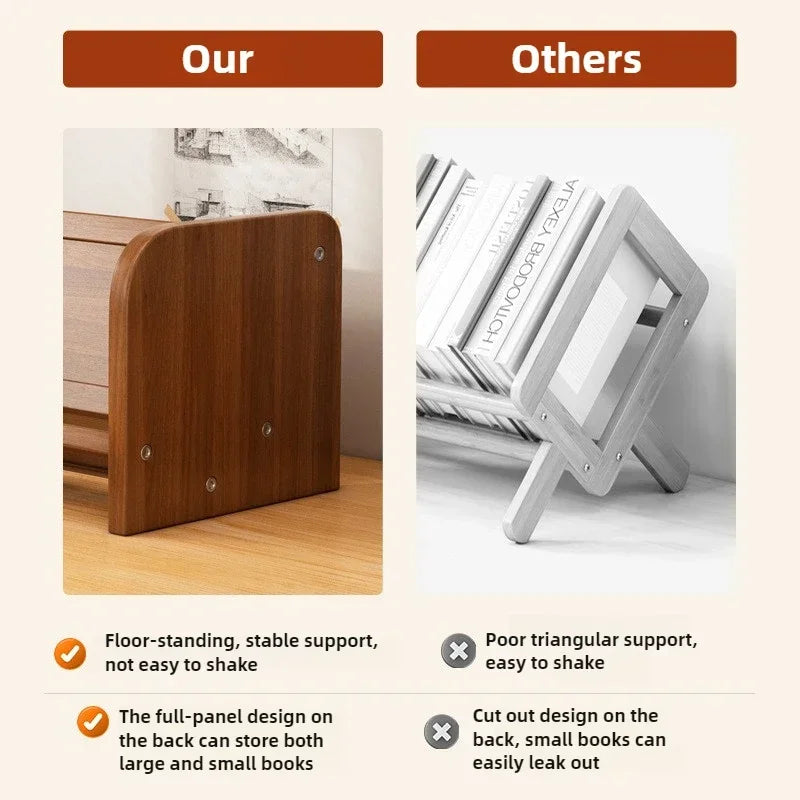 Desktop Bookshelf Shelf Student Home Desk Small Bookstand Storage Shelf Bedroom Desk Simple Bookshelf