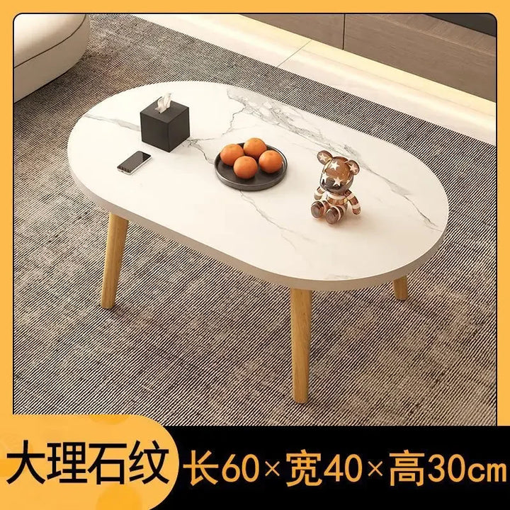 Living Room Small Coffee Table, Mini Simple Style, Marble Table