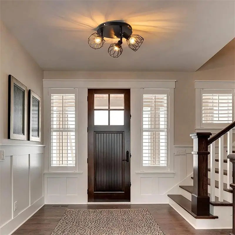 Bedroom ceiling light, study, minimalist American industrial style living room, foyer, hallway, entrance corridor ceiling light