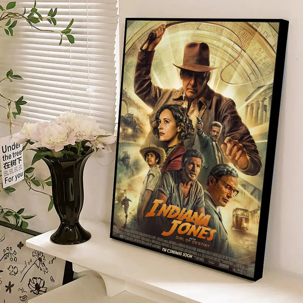 Classic Retro Movie Indiana Jones Classic Movie Posters HD Quality Poster Wall Art Painting Study Nordic Home Decor