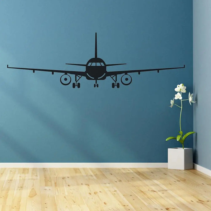 Wall Sticker Self Adhesive 3d Airplane Removable Decals Bright Decor Background Bathroom Easy Paste No Damage