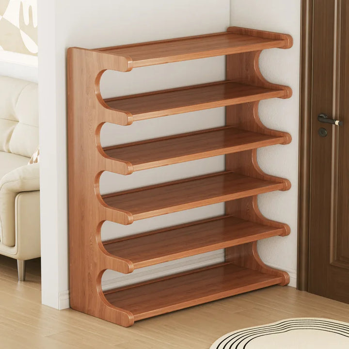 New 80CM Wide Shoe rack shelf simple doorway household economical 6 tier shoe cabinet dormitory shelf bedroom storage organizer