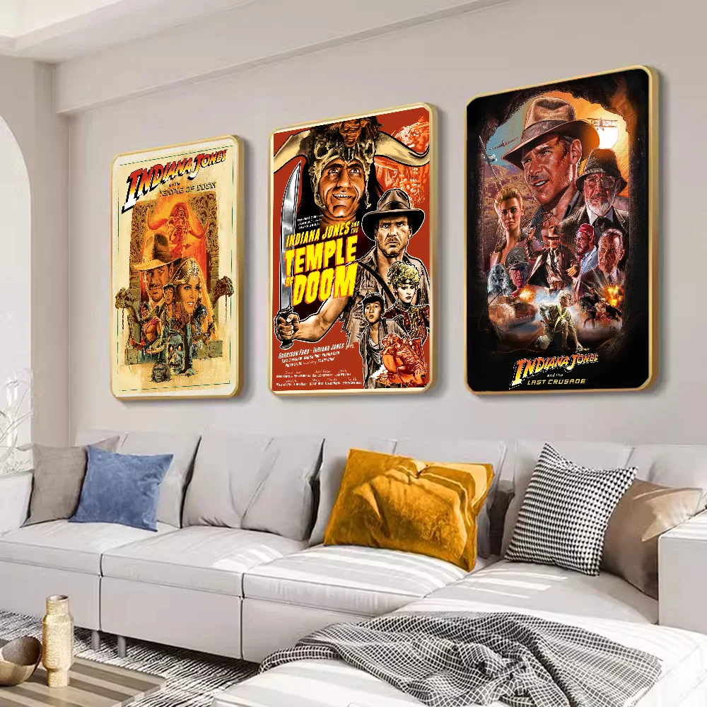 Classic Retro Movie Indiana Jones Classic Movie Posters HD Quality Poster Wall Art Painting Study Nordic Home Decor