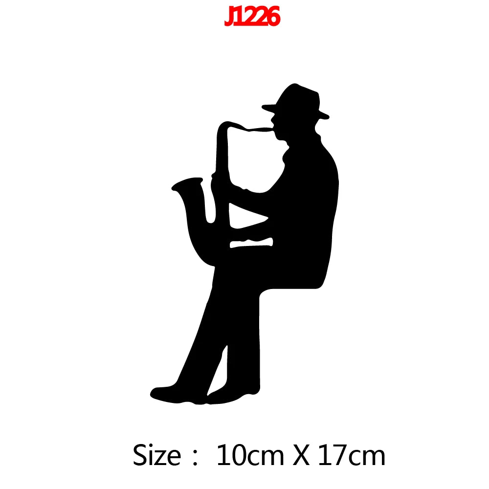 1 pc diy Cartoon music band or sports switch decor Decals Home Decor For bedroom Decoration Waterproof Wall Art Decal