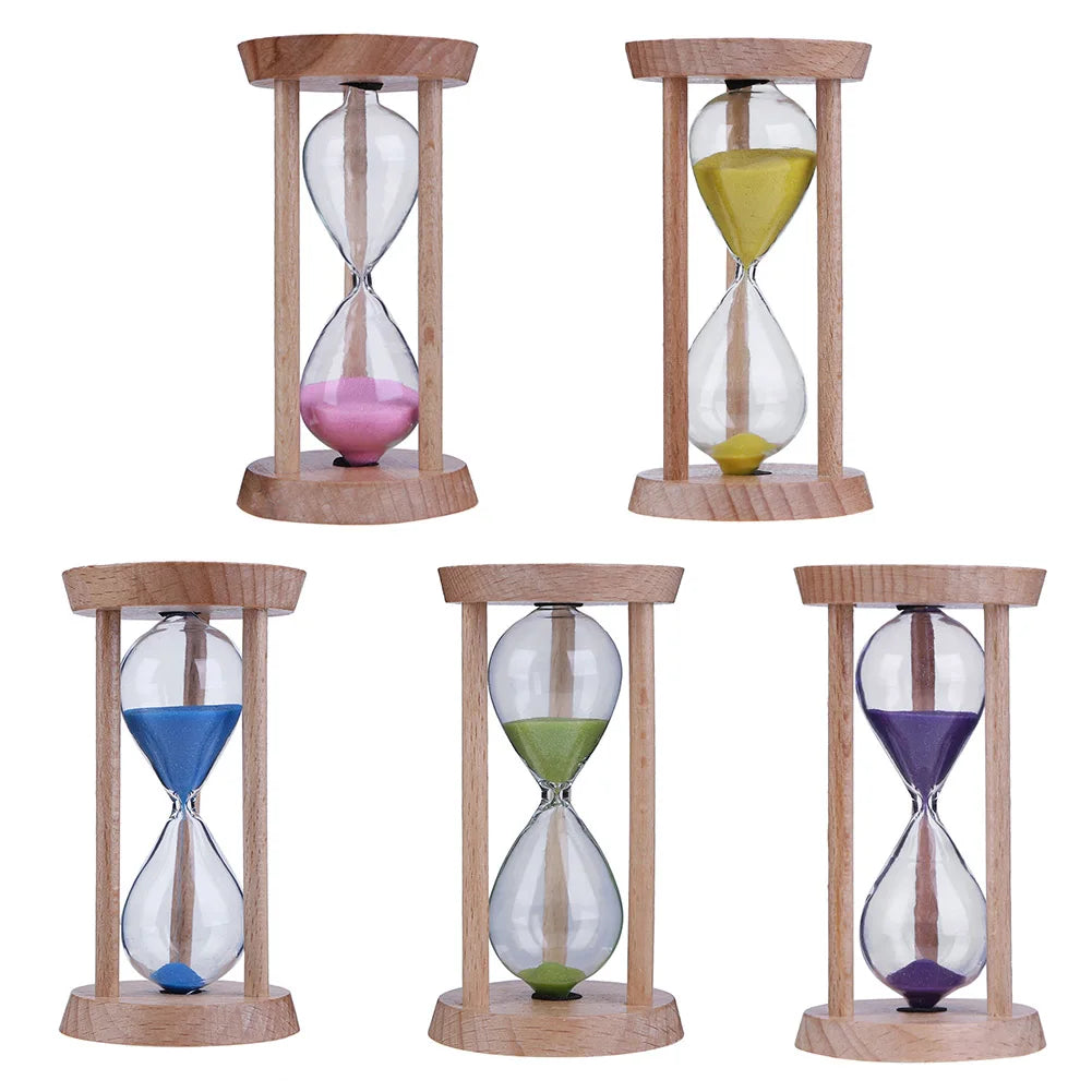 Beech Wooden Sand Clock 3 Minutes Hourglass Sandglass Kids Children Gift Toothbrush TimerHome Suppliers Interior Accessories