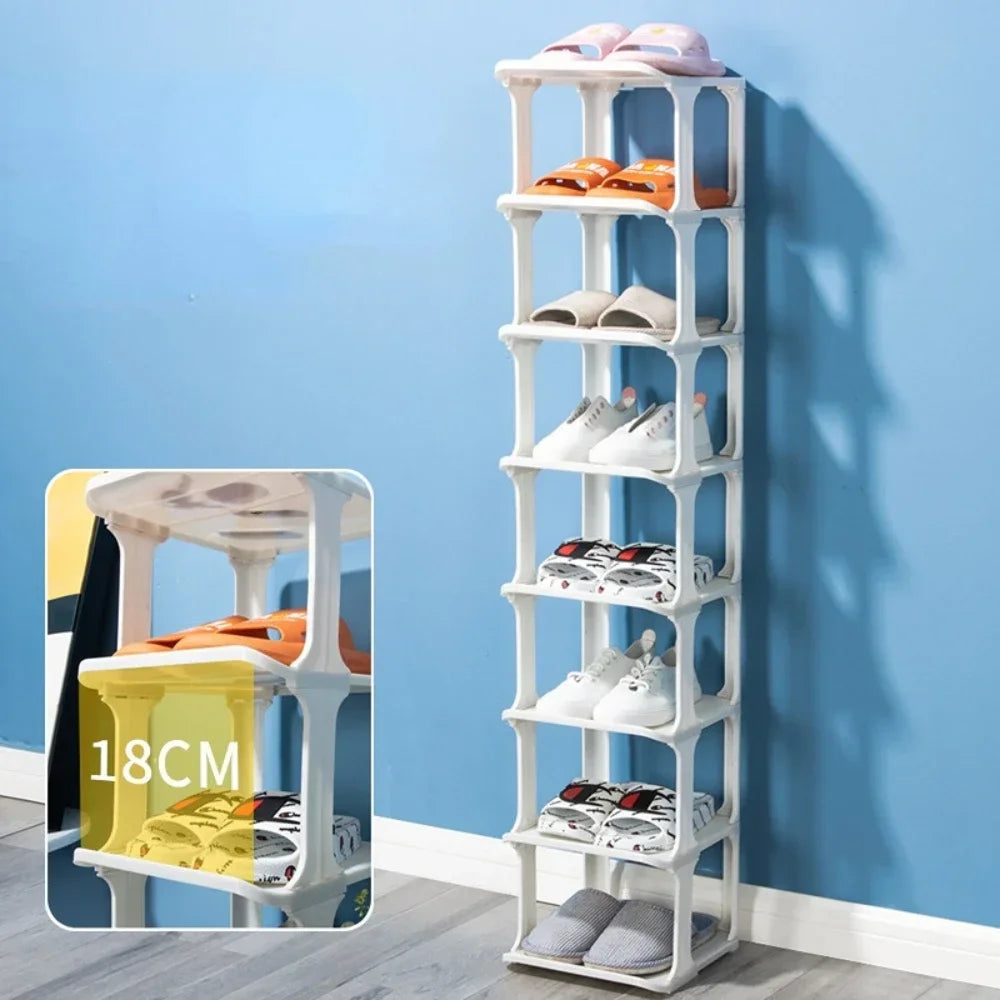 Shoe Rack Simple Multilayer Standing Storage Shoes Rack Household Economical Shoe Organizer Dormitory Removable Storage Shelves